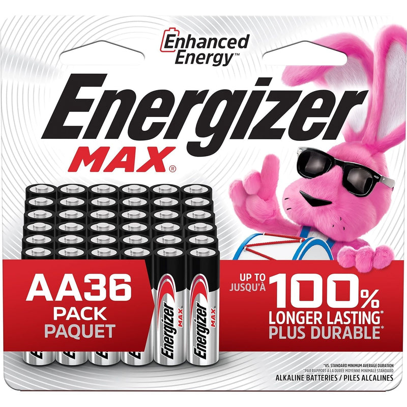 Energizer Max Alkaline AA Batteries, 36-pk X6