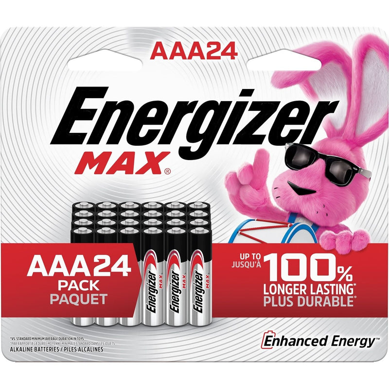 Energizer Max Alkaline AAA Batteries, 24-pk W0