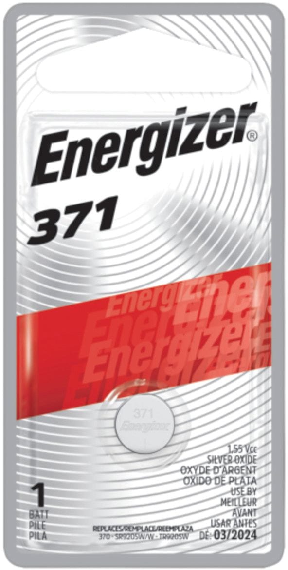 Energizer Silver Oxide 1-pk 370/371 1.5V / 1.5 Volt Button Cell Battery A5
