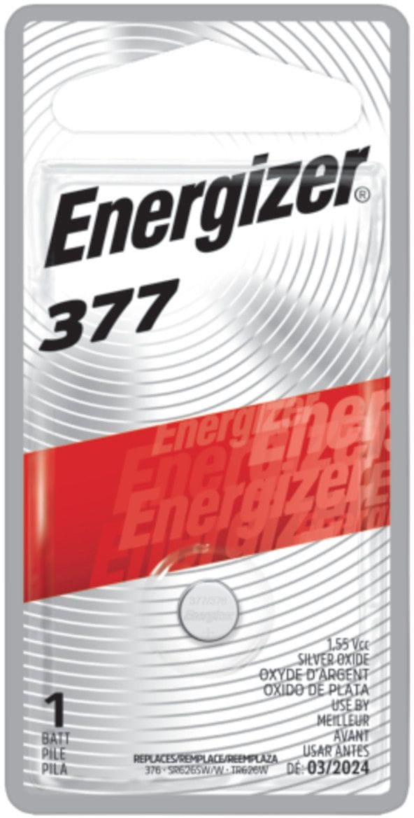 Energizer Silver Oxide 1-pk 377/376 SR626SW 1.5V / 1.5 Volt Button Cell Watch Battery Z1