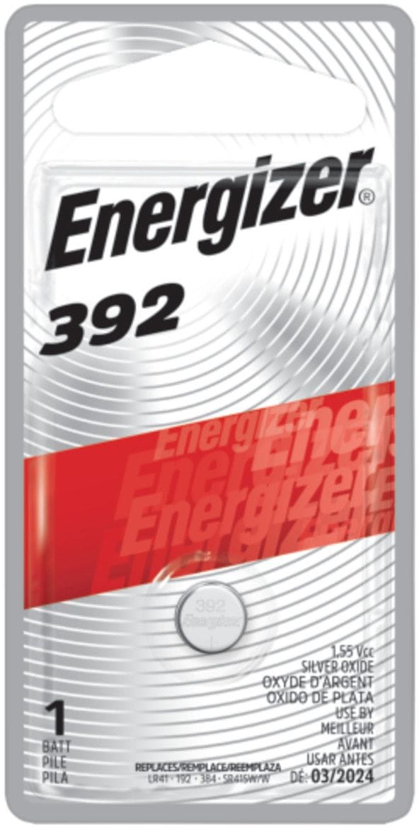 Energizer Silver Oxide 1-pk 392 1.5V / 1.5 Volt Zero Mercury Button CellBattery O4
