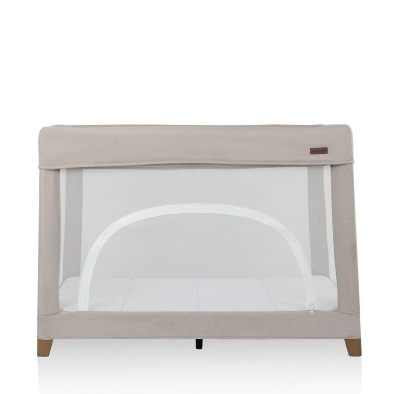 Evenflo Eris 2-In-1 One Hand Playard withBassinet, Beige R6