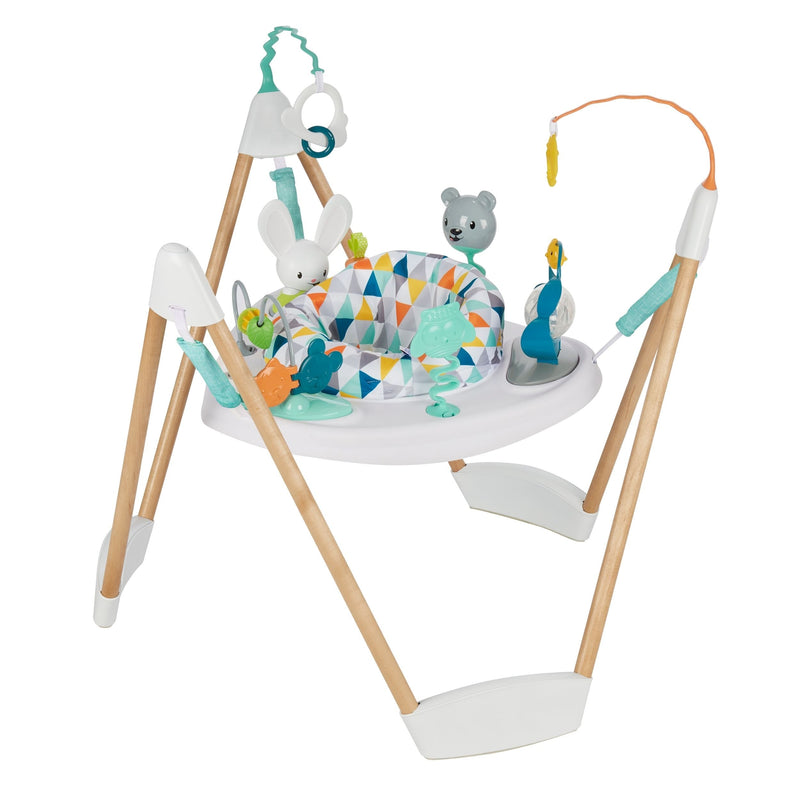 Evenflo ExerSaucer Woodland Wonder Activity Jumper, White E8