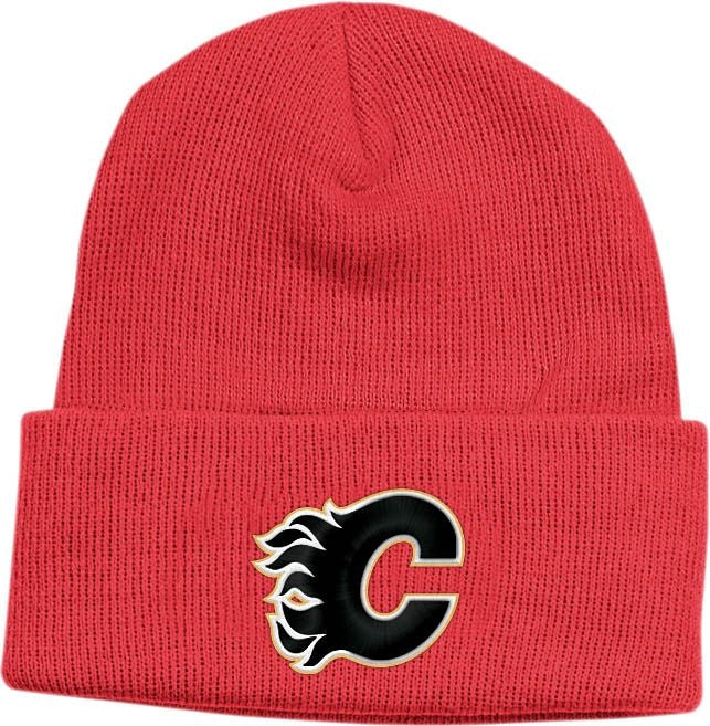 Fan Favorite NHL Calgary Flames Mass Cuff Knit Toque, Adult J0