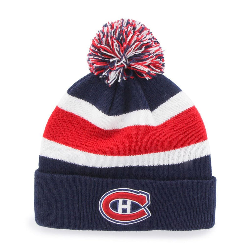 Fan Favorite NHL Montreal Canadiens Mass Breakaway Cuff Knit Pom Toque, Adult E3