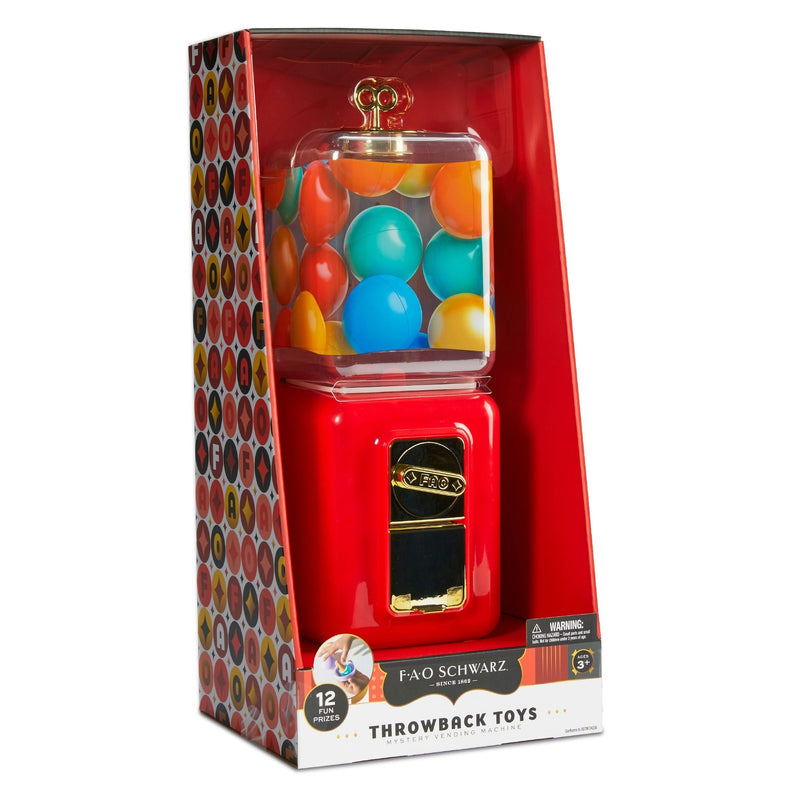 FAO Schwartz Throwback Toys Vending Machine, Red Z0
