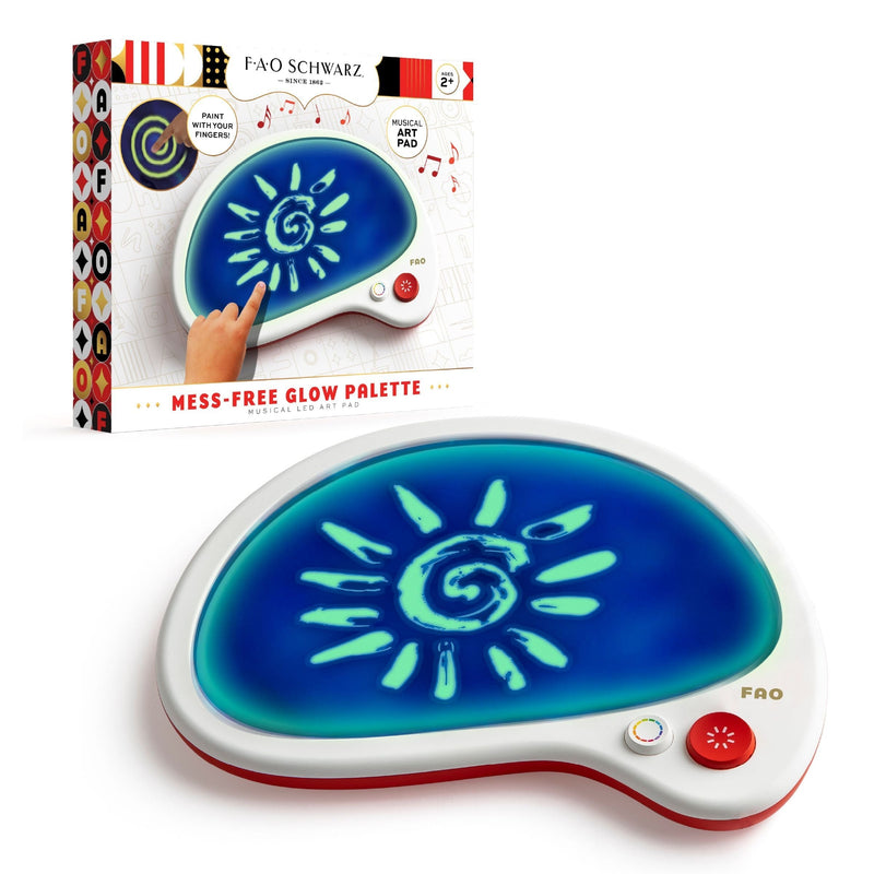FAO Schwarz Drawing Glow Palette Mess Free, Assorted Q8