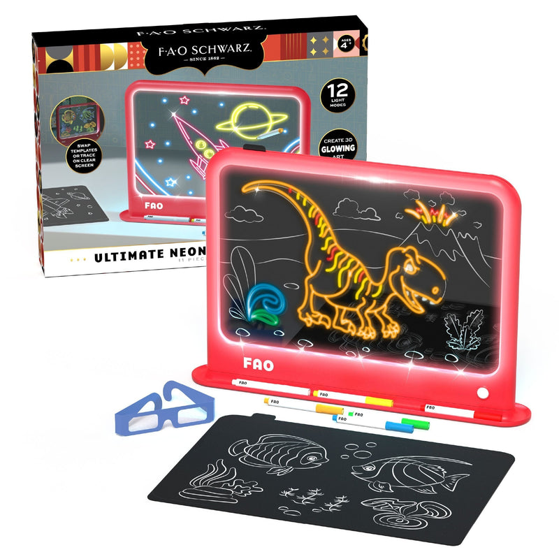 FAO Schwarz Drawing Light Designer Deluxe, Red N8
