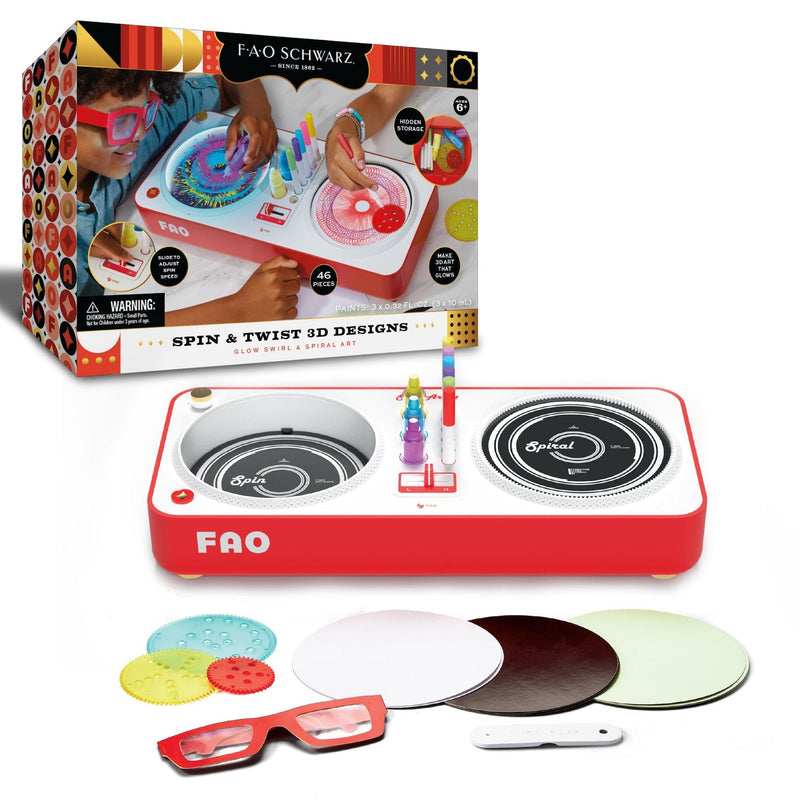 FAO Schwarz Toy Spin & Twist 3D Art, Assorted W2
