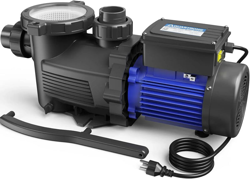 In/Above Ground Pool Pump, High Flow (with Timer, 2HP, 8917 GPH, 220V) M2