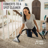 Hoover SmartWash Automatic Carpet Cleaner Machine, for Carpet and Upholstery, Deep Cleaning Carpet Shampooer, Carpet Deodorizer and Pet Stain Remover FH52000, Turquoise