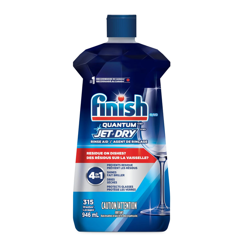 Finish Quantum Jet Dry Dishwasher Rinse Aid, 946-mL T1