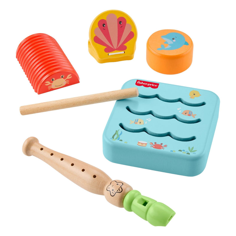 Fisher-Price Wooden Ocean Musical Gift Set D9