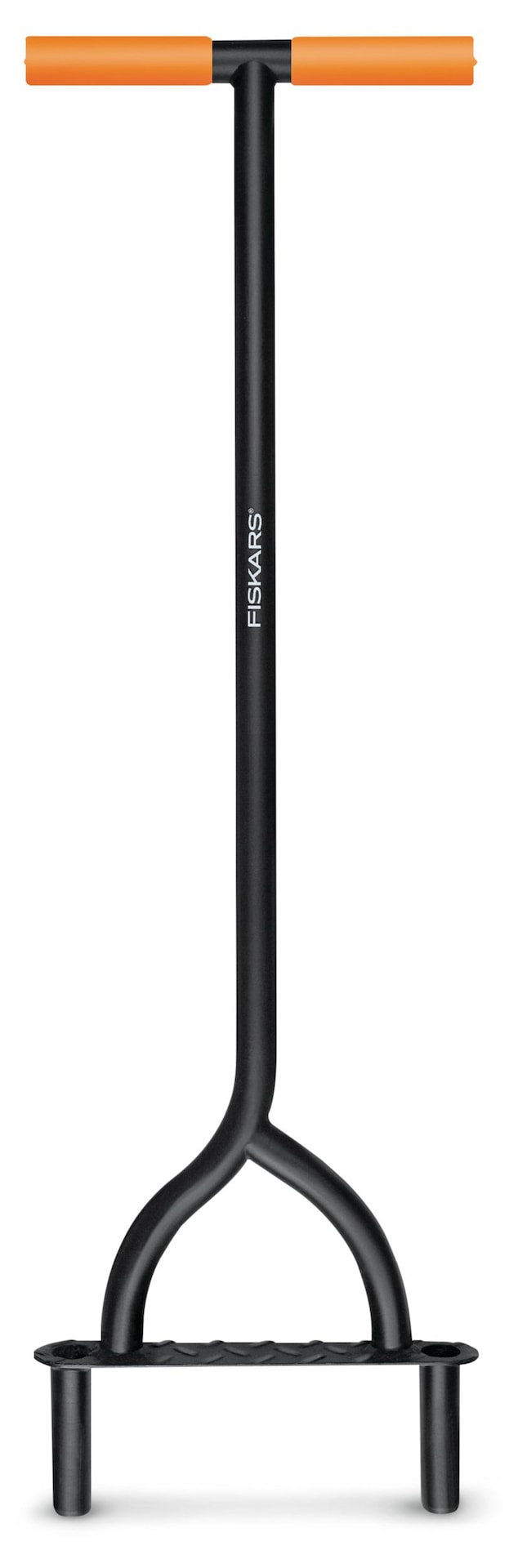 Fiskars Heavy-Duty Two-Prong Extended Reach Steel Coring Aerator with T-Handle, 38-in J7