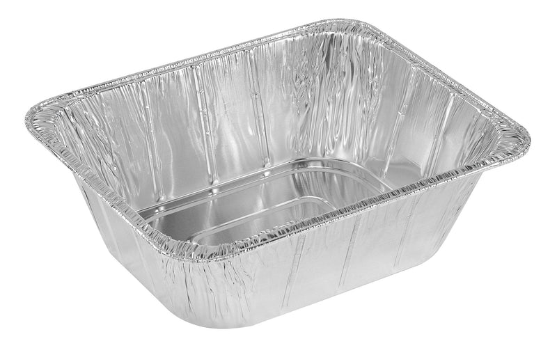 Foil Reusable Half Extra Deep Steam Baking Pan, Silver, 11-in, for Baking/Cooking/Steaming H5