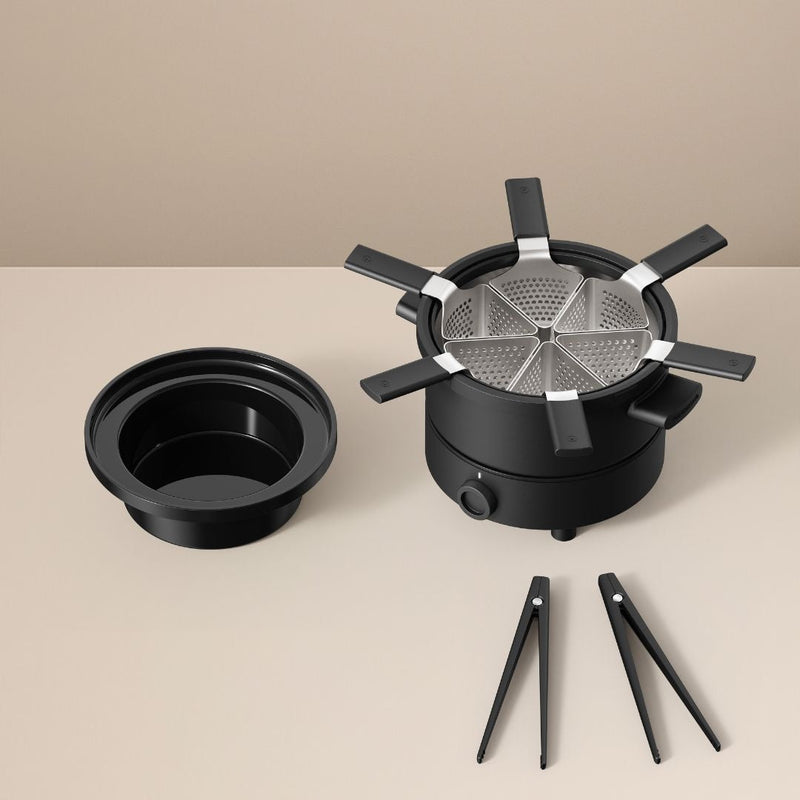 Fondussimo Evolution 3-in-1 Mini Fondue Set, 6 Person N4