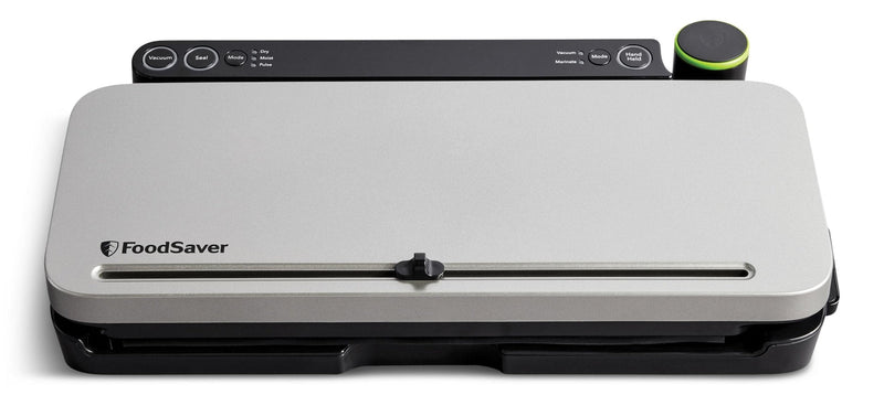 FoodSaver Vacuum Sealer & Food Preservation System, with Zipper Bags & Seal Rolls, Satin F8