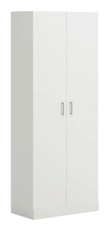 For Living 2-Door Storage/Pantry Cabinet With Adjustable Shelves, White