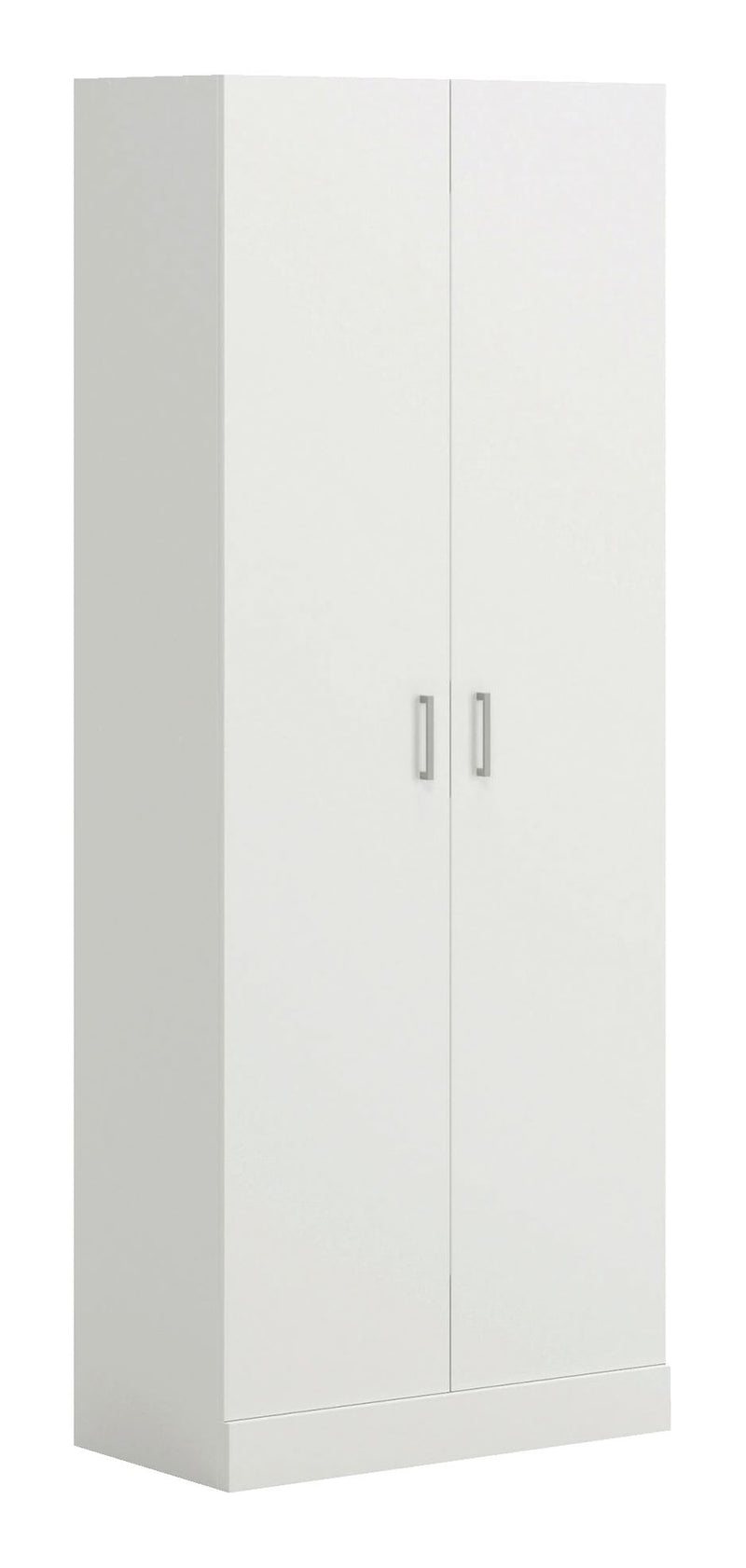 For Living 2-Door Storage/Pantry Cabinet With Adjustable Shelves, White S7