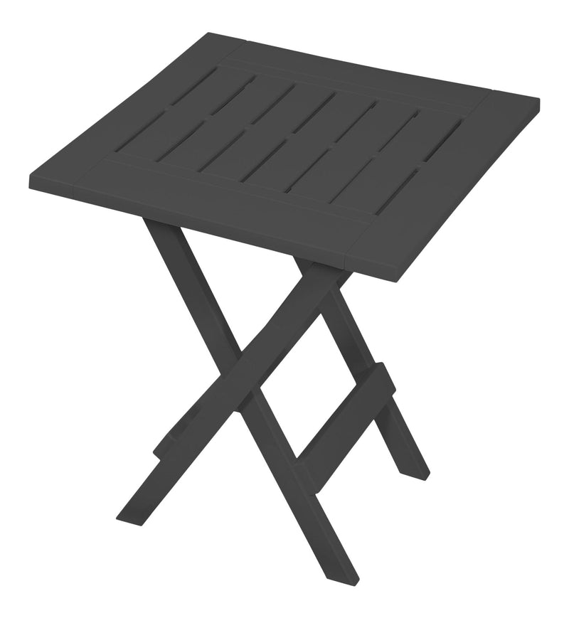 For Living Adirondack Side Table, Charcoal Grey P0