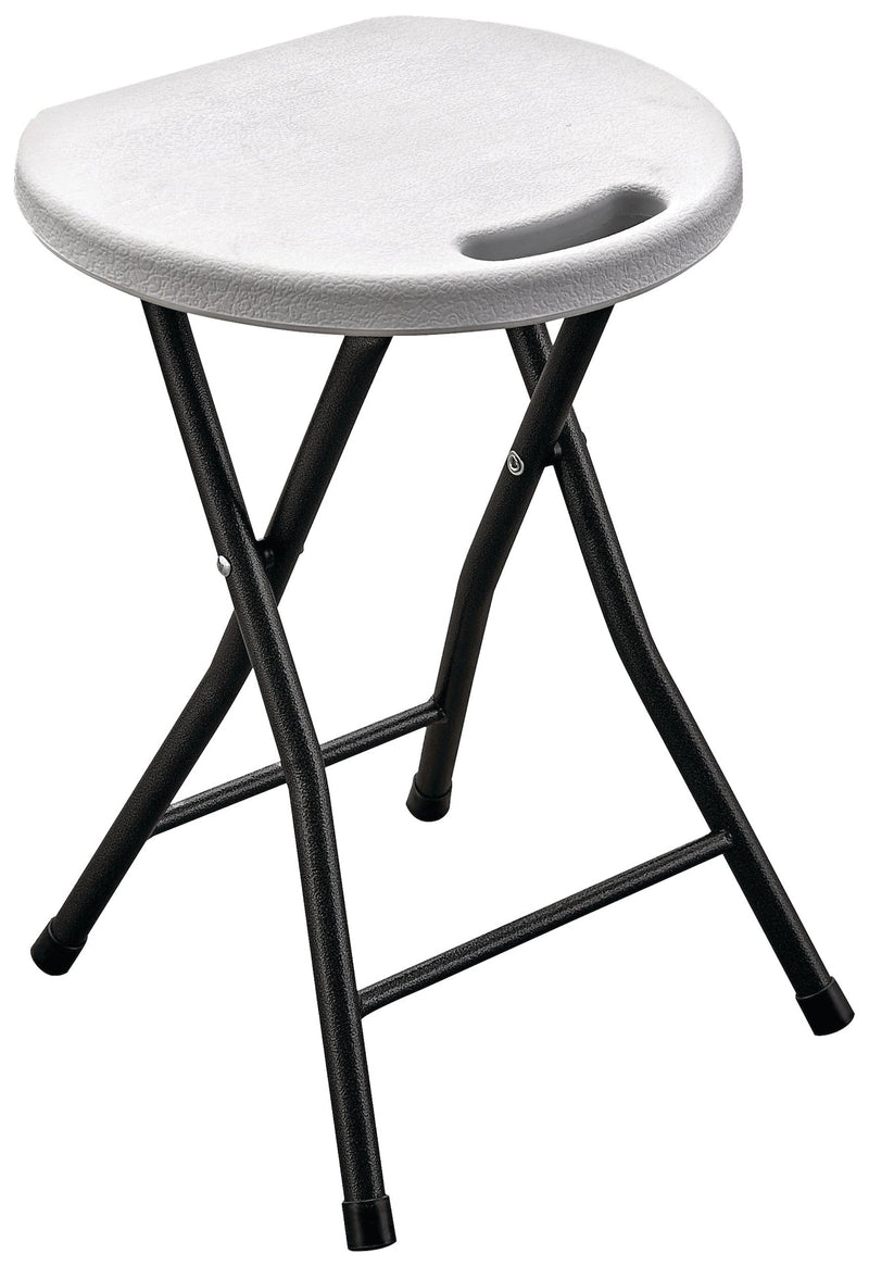 For Living Folding Portable Stool, Lightweight, Steel Frame D7
