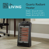 For Living Quartz Radiant Heater