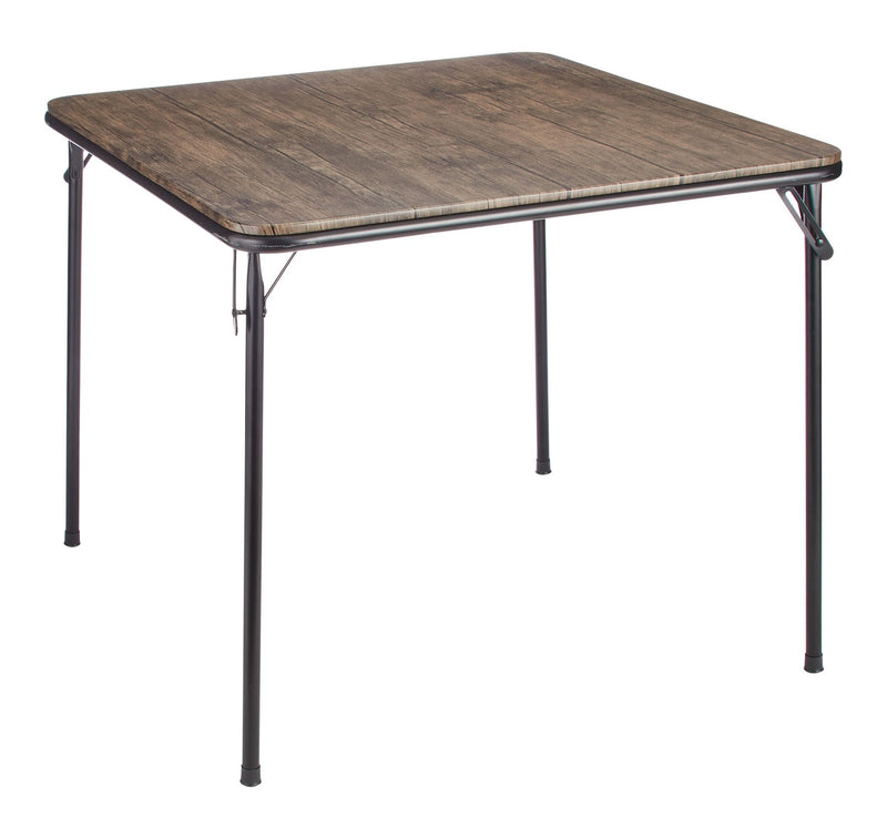 For Living Wood Top Folding Card Table, Compact Design L8