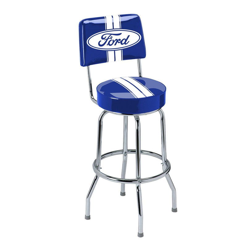 Ford Swivel Bar Stool with Backrest X1