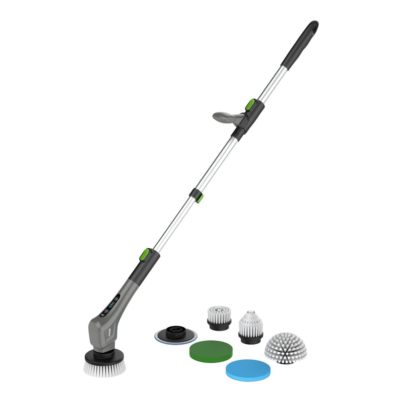FRANK Cordless Electric Spin Scrubber, Includes 7 Accessories K5