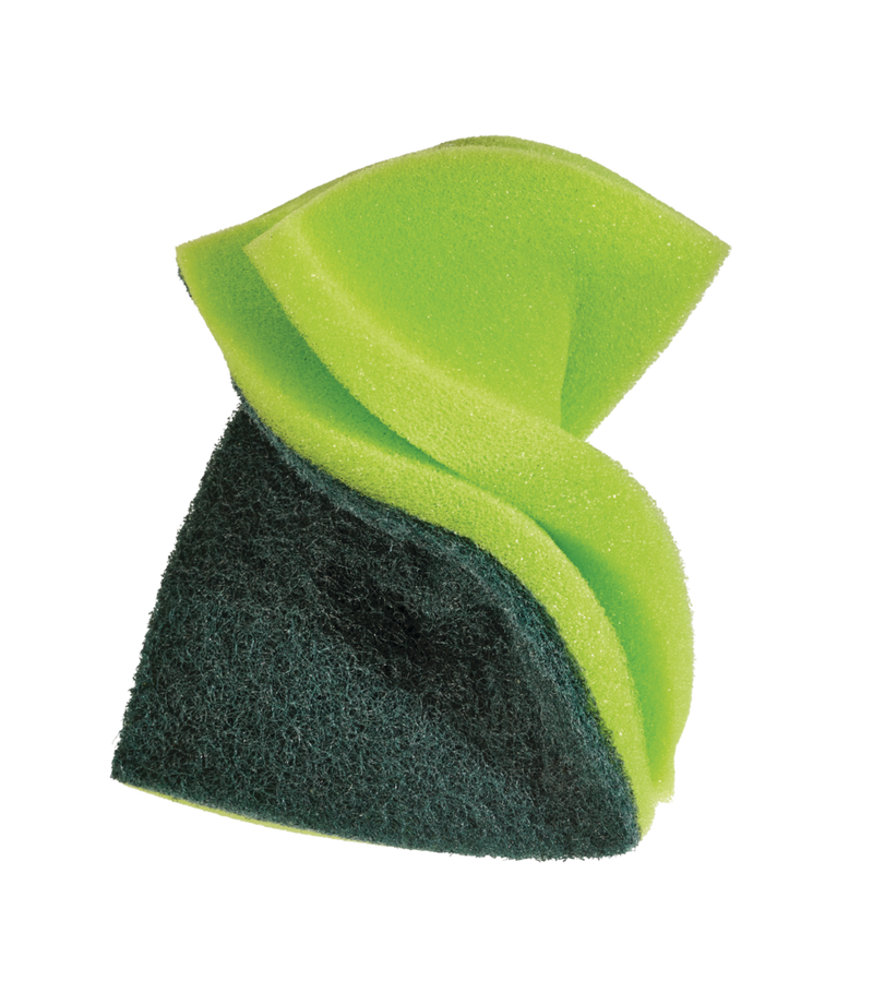 FRANK Heavy-Duty Dual Side Scrub Sponge & Pad, 6-pk H8