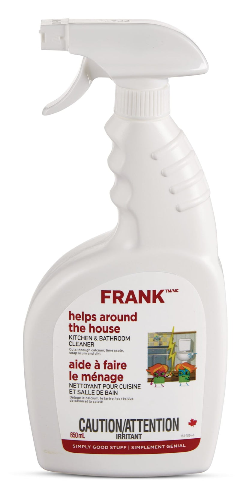 FRANK Multi-Surface Kitchen & Bathroom Cleaner, 650-mL L6