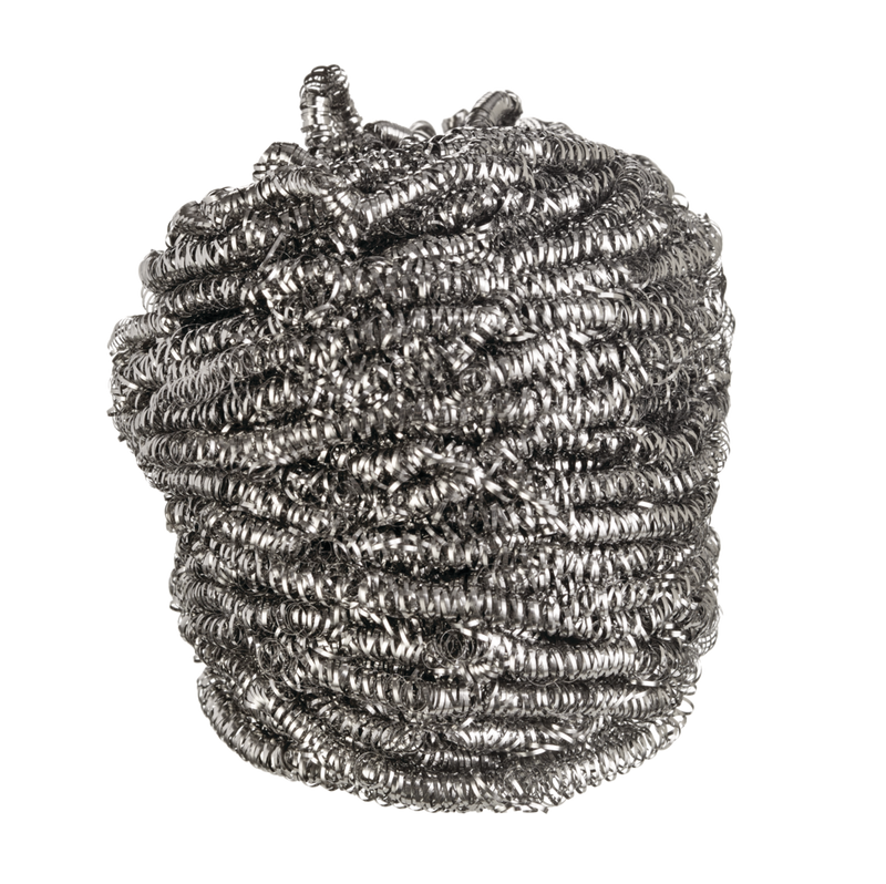 FRANK Stainless Steel Spiral Scour / Scrubber, 3-pk F4