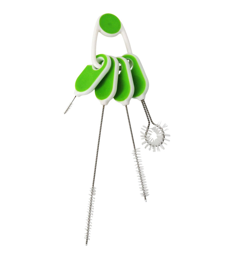 FRANK Straw & Bottle Brush Set with Comfortable Grip, 4-pk X1