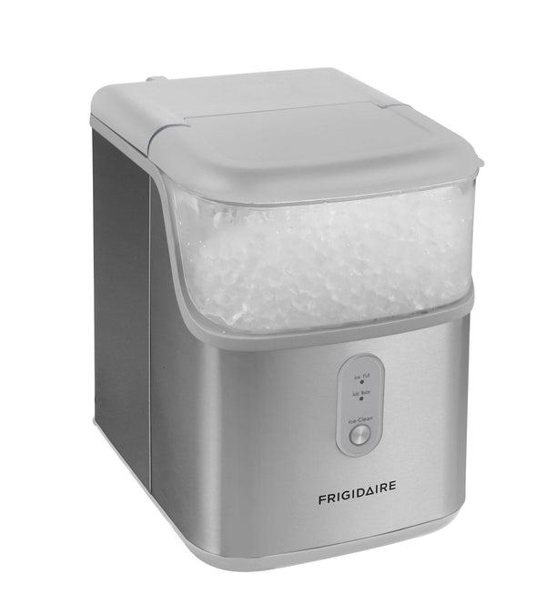 Frigidaire Countertop Soft Nugget Ice Maker, 33-lb/Day, Stainless Steel E1