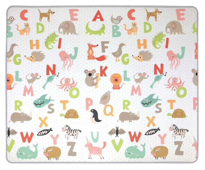 Funplay Foldable Double-Sided Play Mat for Kids, 59 x 71-in F3