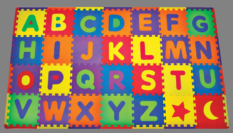 Funplay Pop-Out Alphabet Play Floor Mat, 78-pc, 7 x 4-ft, Ages 2+ Y2