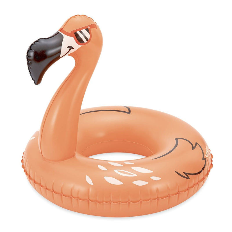 Funsicle Flaming Flamingo Inflatable Pool Swim Ring/Tube, 33-in F2
