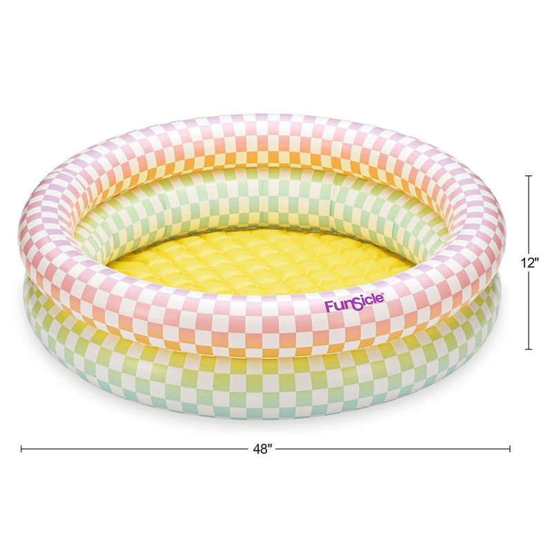 Funsicle Rainbow Checkered Pool T3