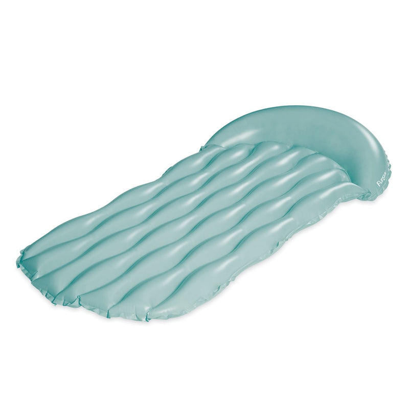 Funsicle Simple ZZ Inflatable Water Mat/ Float, Mint, 72-in x 34-in F1