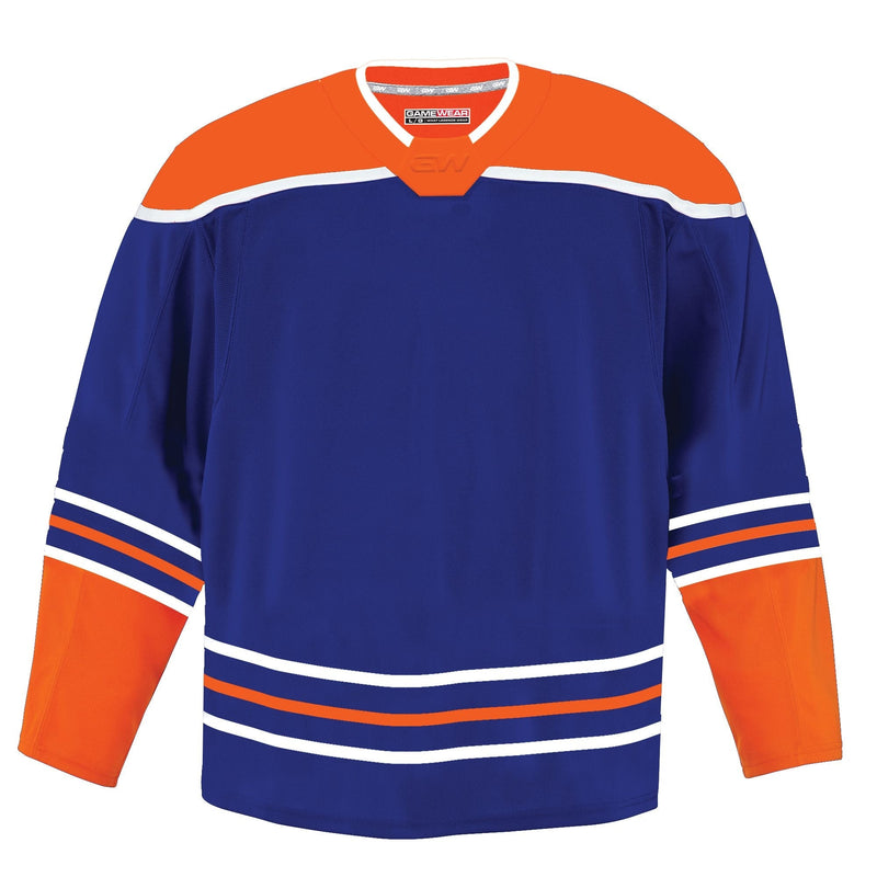 Gamewear 8500 Pro Team Hockey Jersey, Junior, Edmonton Oilers Home Colours, Various Sizes M8