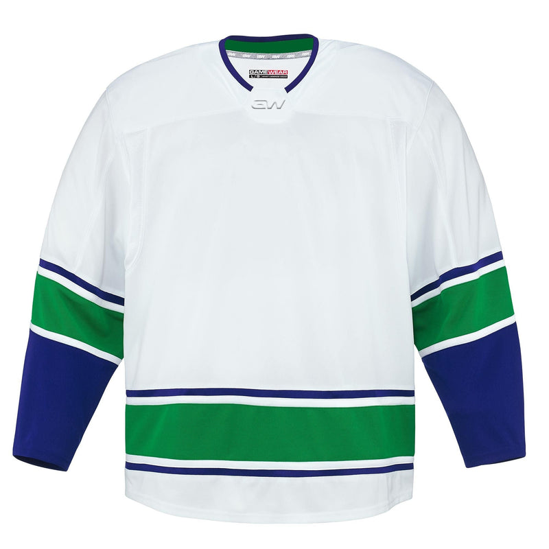 Gamewear 8500 Pro Team Hockey Jersey, Junior, Vancouver Canucks Away Colours, Various Sizes F7