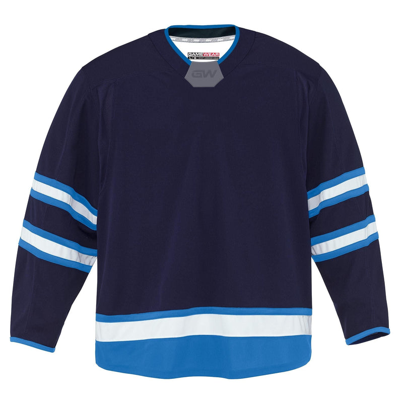 Gamewear 8500 Pro Team Hockey Jersey, Junior, Winnipeg Jets Home Colours, Various Sizes F5
