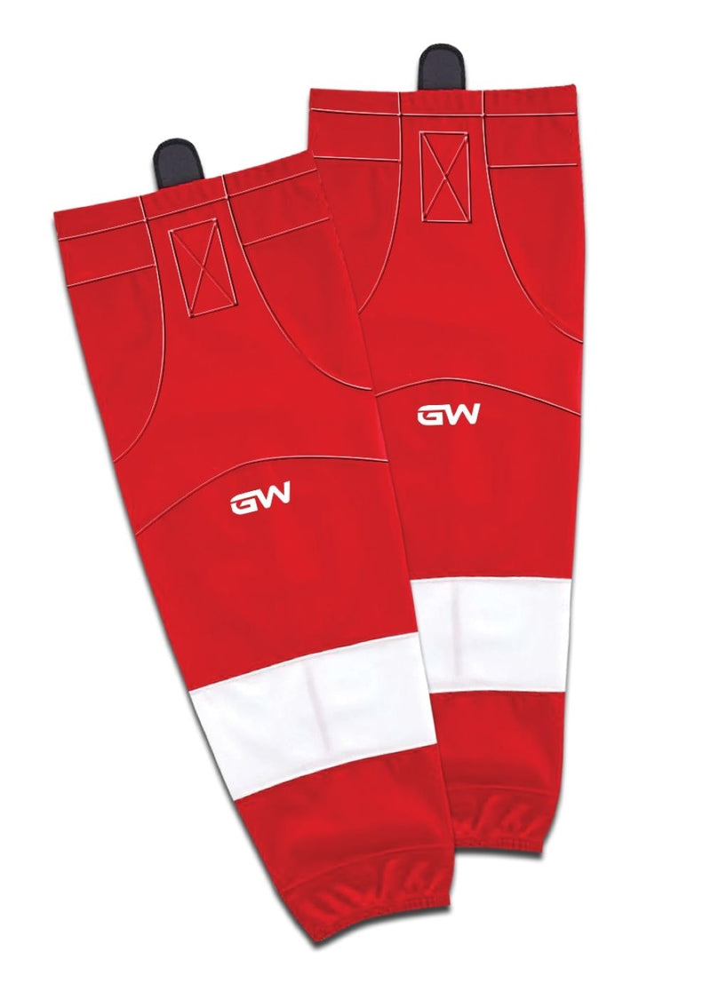 Gamewear 8500 Pro Team Performance Hockey Socks, Detroit Red Wings Home Colours, Assorted Sizes A0