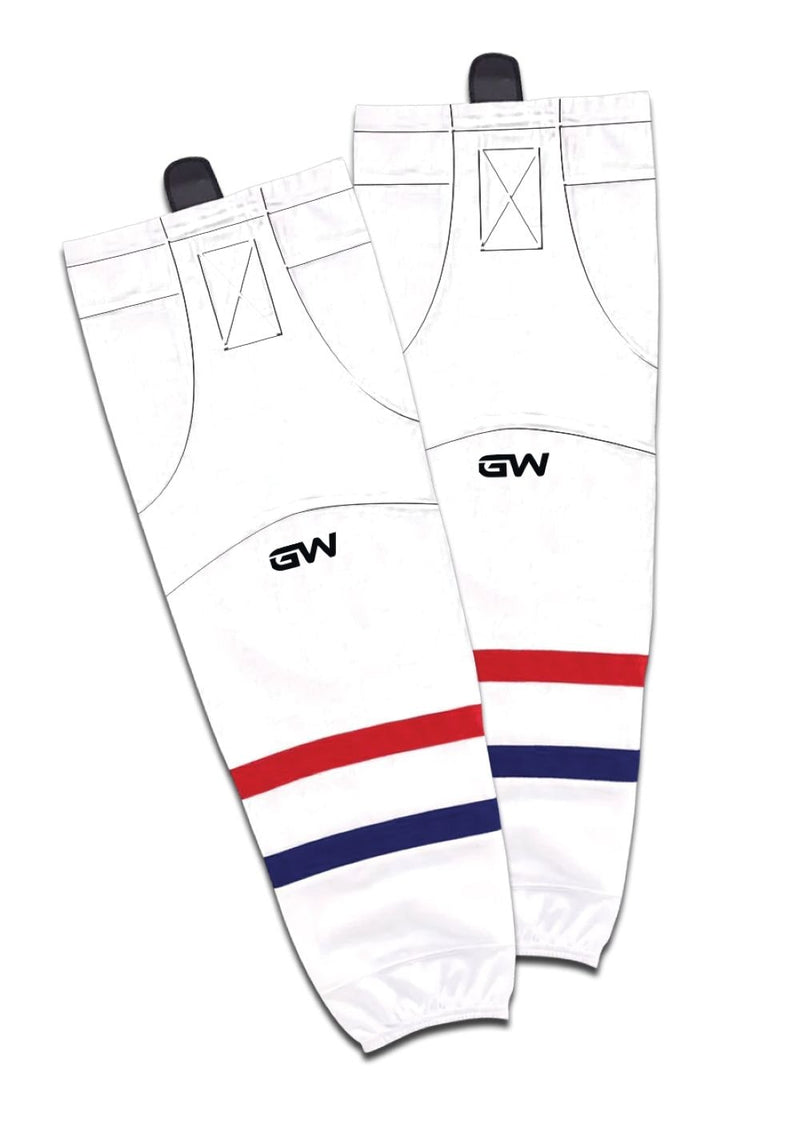 Gamewear 8500 Pro Team Performance Hockey Socks, Montreal Canadiens Away Colours, Assorted Sizes N0