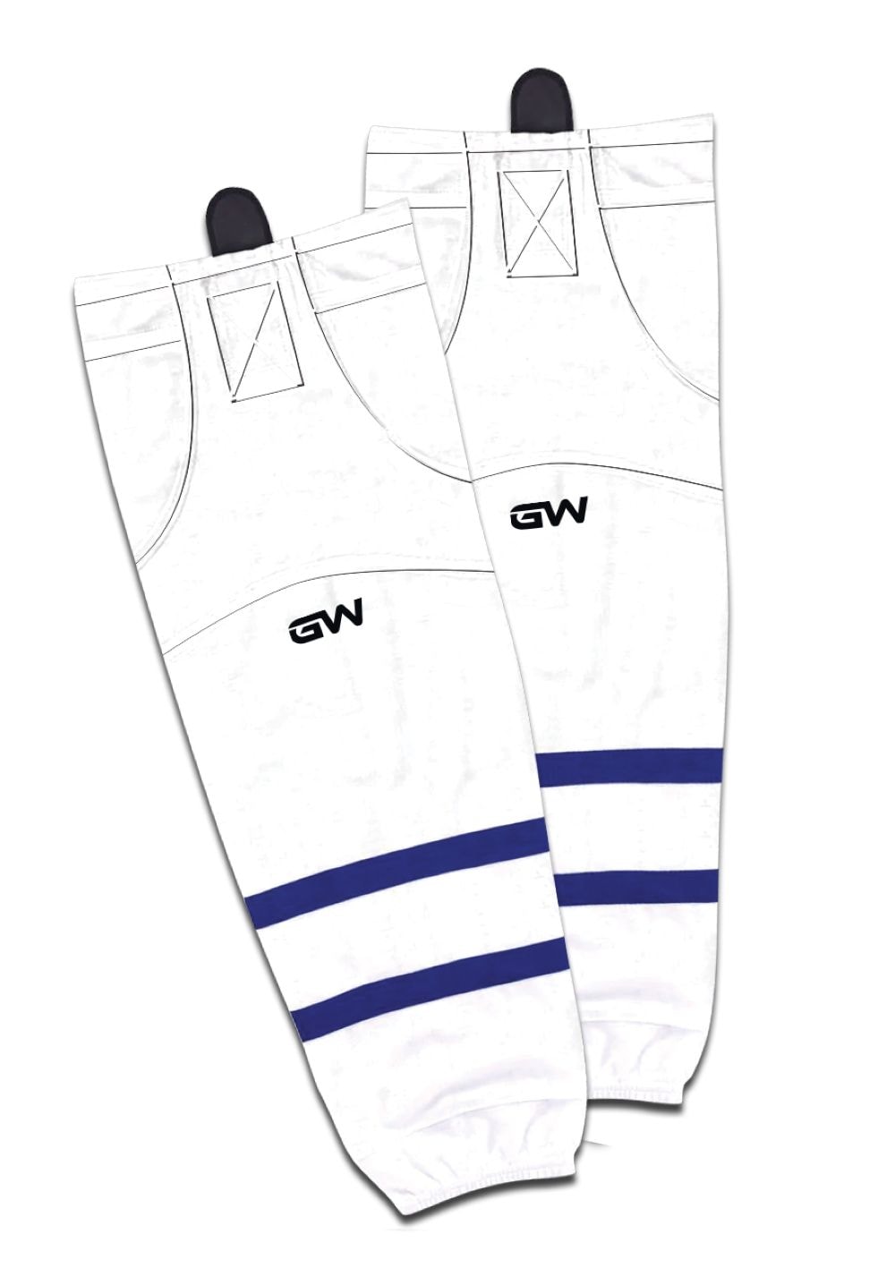 Gamewear 8500 Pro Team Performance Hockey Socks, Toronto Maples Leafs Away Colours, Assorted Sizes