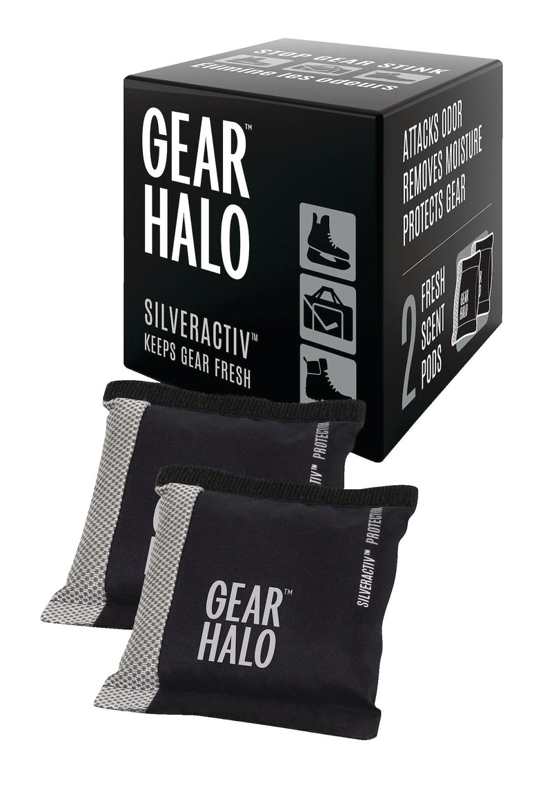 GearHalo SilverActiv Sports Equipment Deodorizer Pods - Stops The Stink!, 2-pk C5