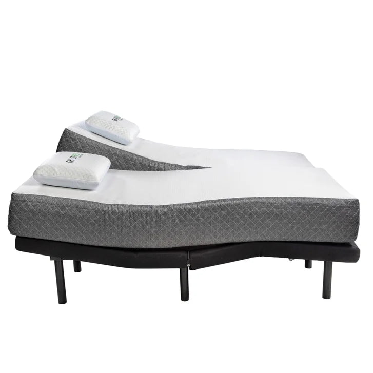 Ghostbed by Nature's Sleep 28 cm (11 in.) Gel Memory Foam Mattress with Adjustable Base U2