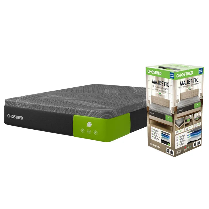 GhostBed Majestic 35.6 cm (14 in.) Mattress with Cooling Gel Memory Foam X5