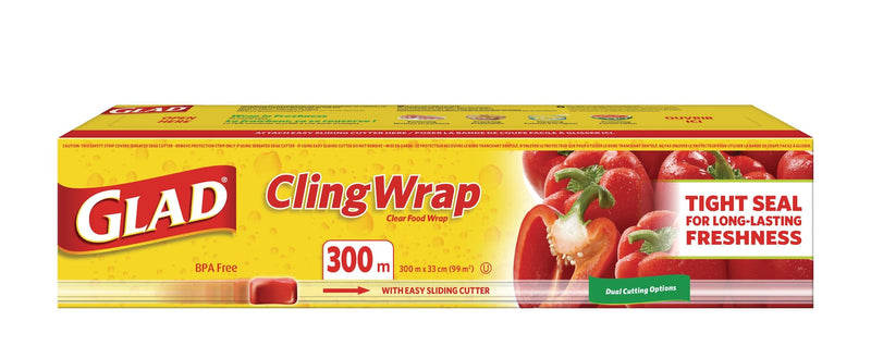 Glad Cling Plastic Wrap, 980-ft W8