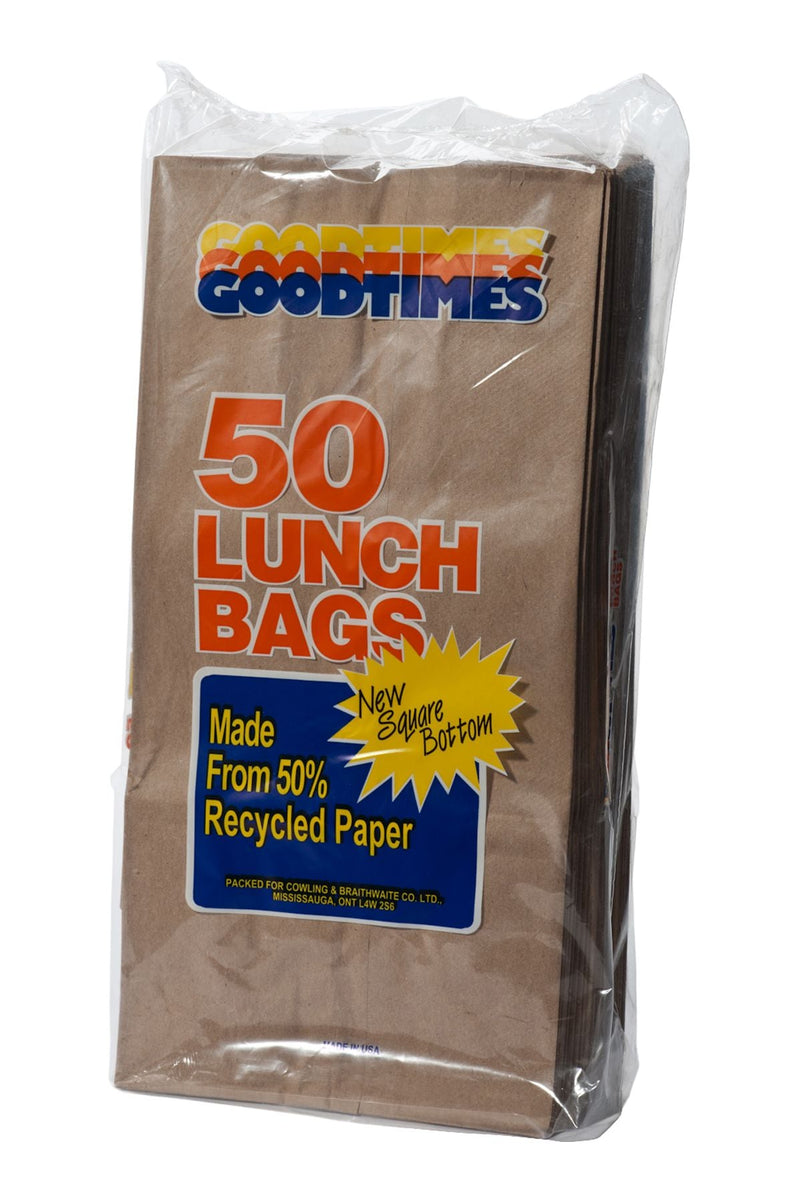 Goodtimes Paper Lunch Bags, 1.88-L, 50-pk I0